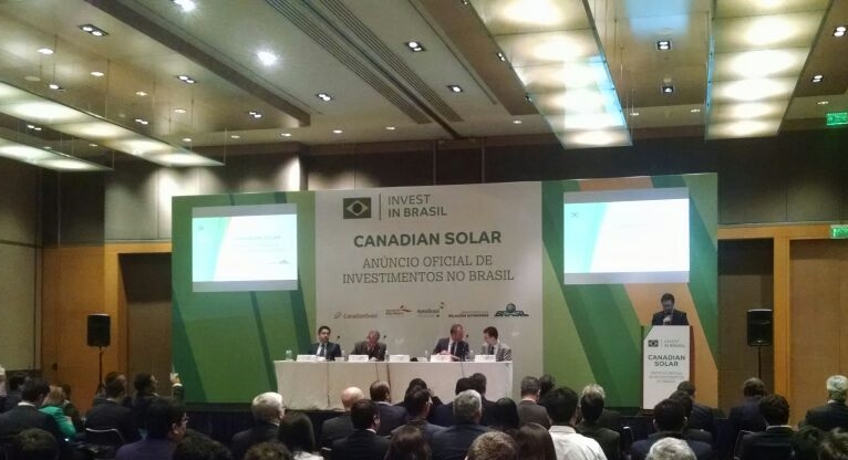 CANADIAN SOLAR INVESTE MAIS DE R$ 2 BI NA GERAÇÃO DE ENERGIA
