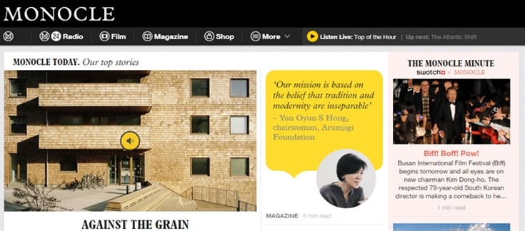 O descolado site da revista Monocle é nossa sugestão de leitura desta semana