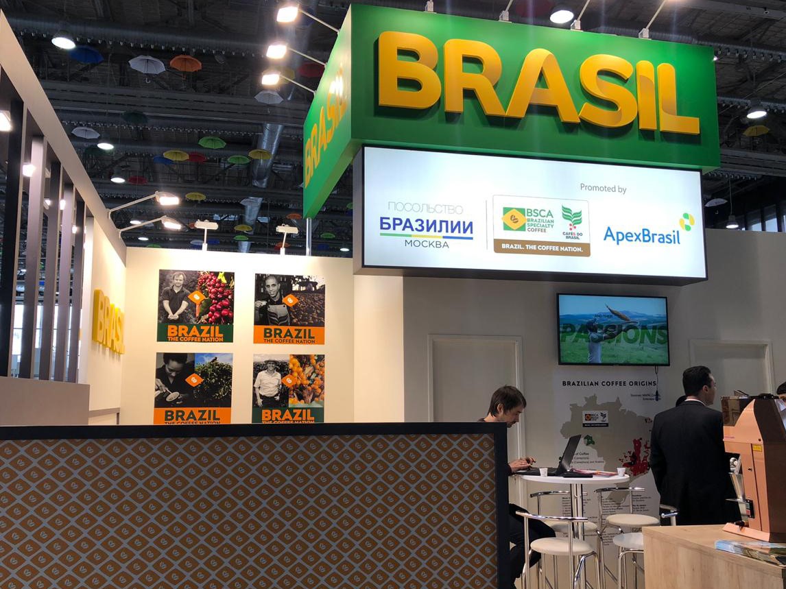 Empresários brasileiros participam da Coffee & Tea Russian Expo 2019