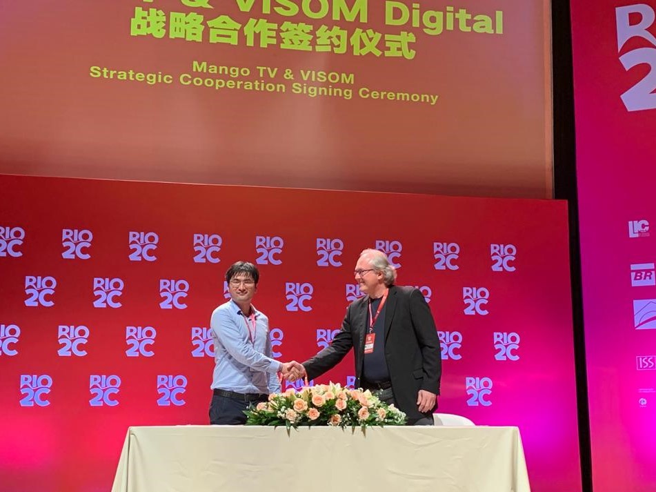 Visom Digital assina acordo com a China durante o Rio2C