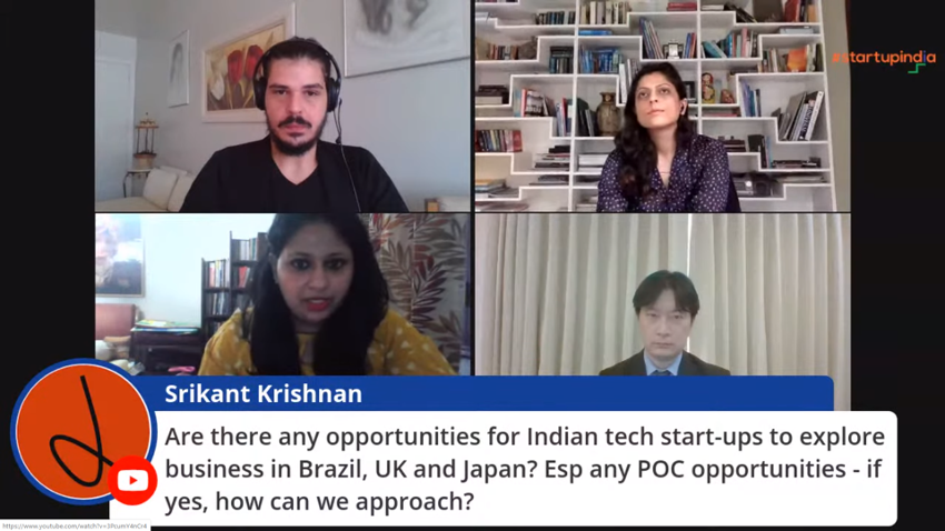 Apex-Brasil apresenta cenário de startups em webinar indiano