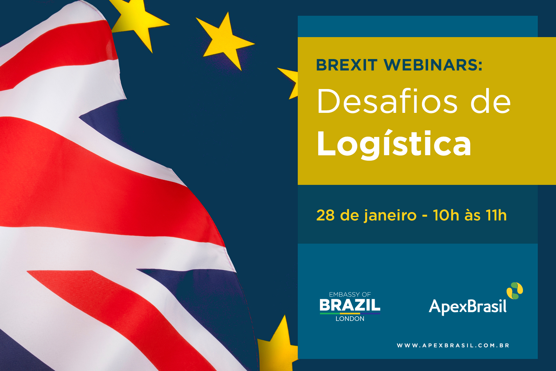 Evento trata dos novos desafios em logística para exportações ao Reino Unido
