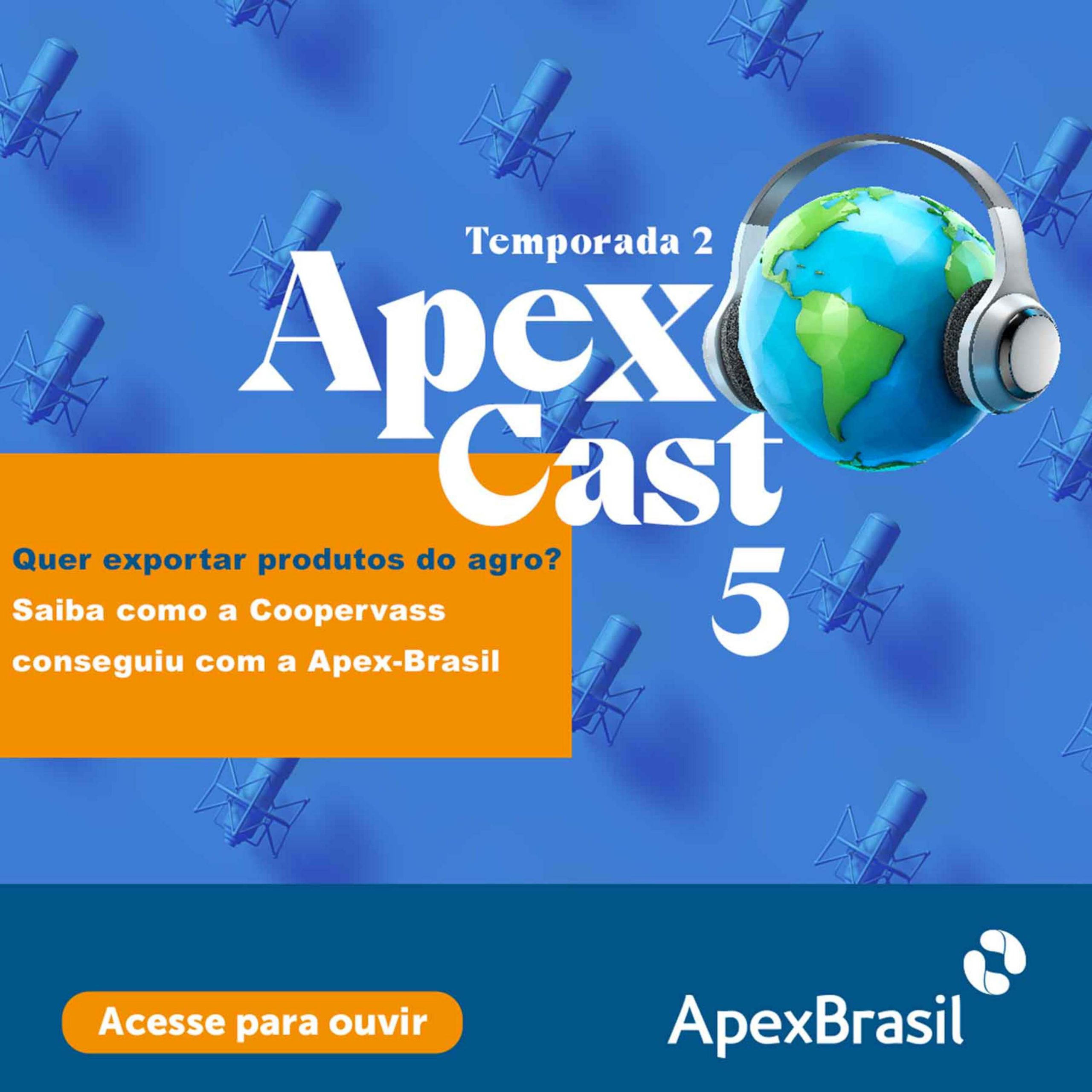 ApexCast mostra a experiência da Coopervass, que realizou sua primeira exportação de cafés especiais com o apoio da Apex-Brasil