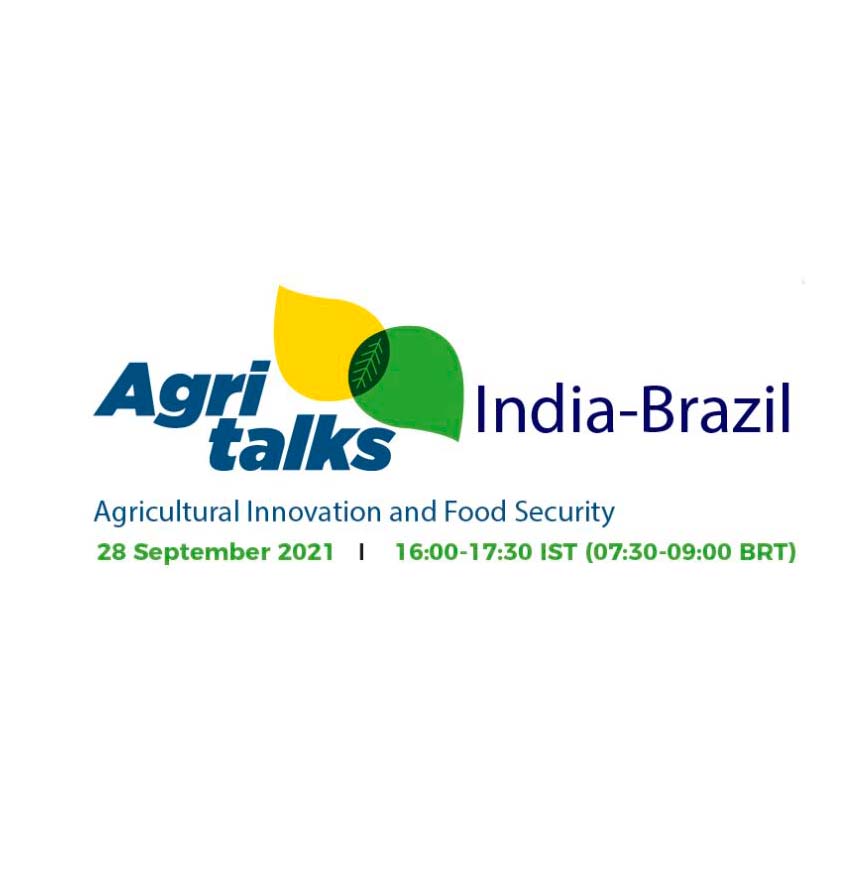 AgriTalks Brasil-Índia 2021 irá debater a inovação agrícola e segurança alimentar com stakeholders indianos